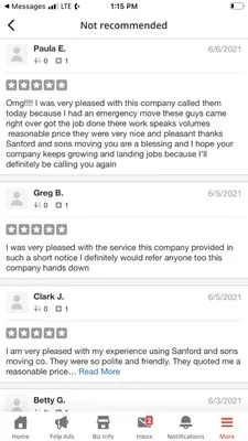 Sanford And Sons Moving Co LLC